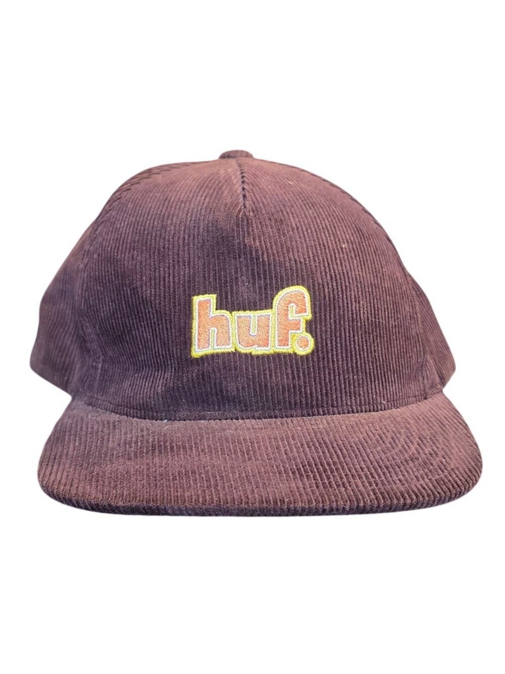 Huf corduroy 1993 logo snapback hat mens os
